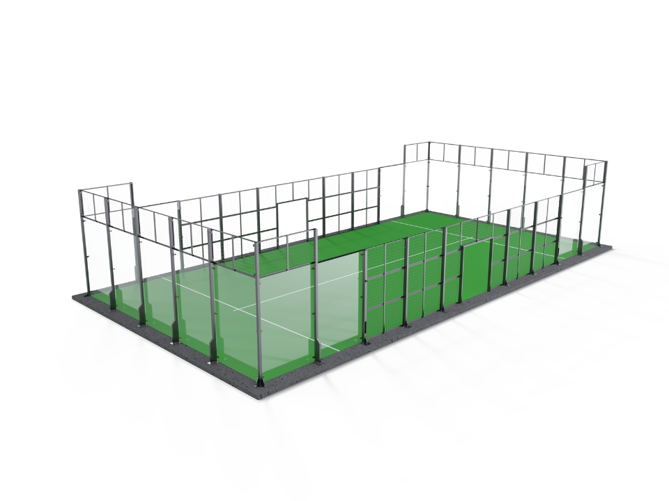 can you play the ball of the fence in padel